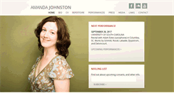 Desktop Screenshot of amandajohnston.ca
